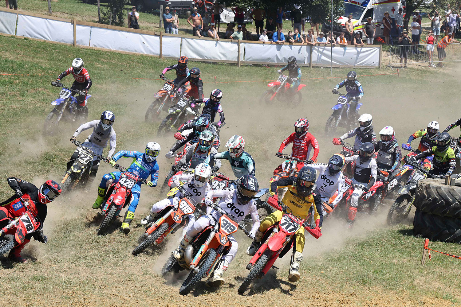 Spannende Rennen beim Motocross 2026 in Behamberg - Foto © G. Schlager